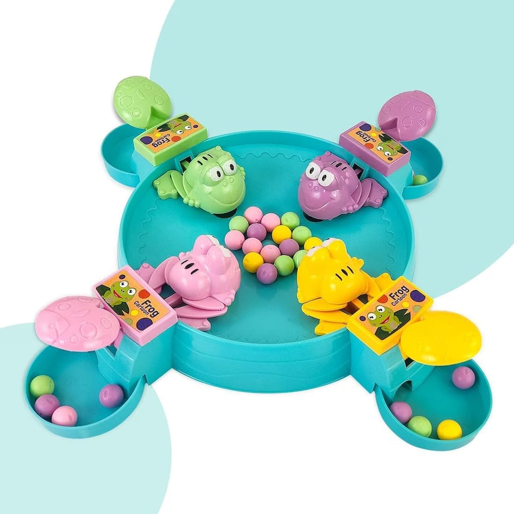 Hungry Frogs Eat Bean Activity Family Game - JustForKids