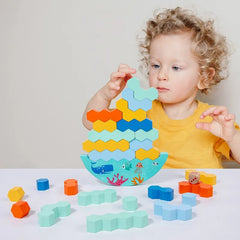 Wooden Balancing Boat Game
