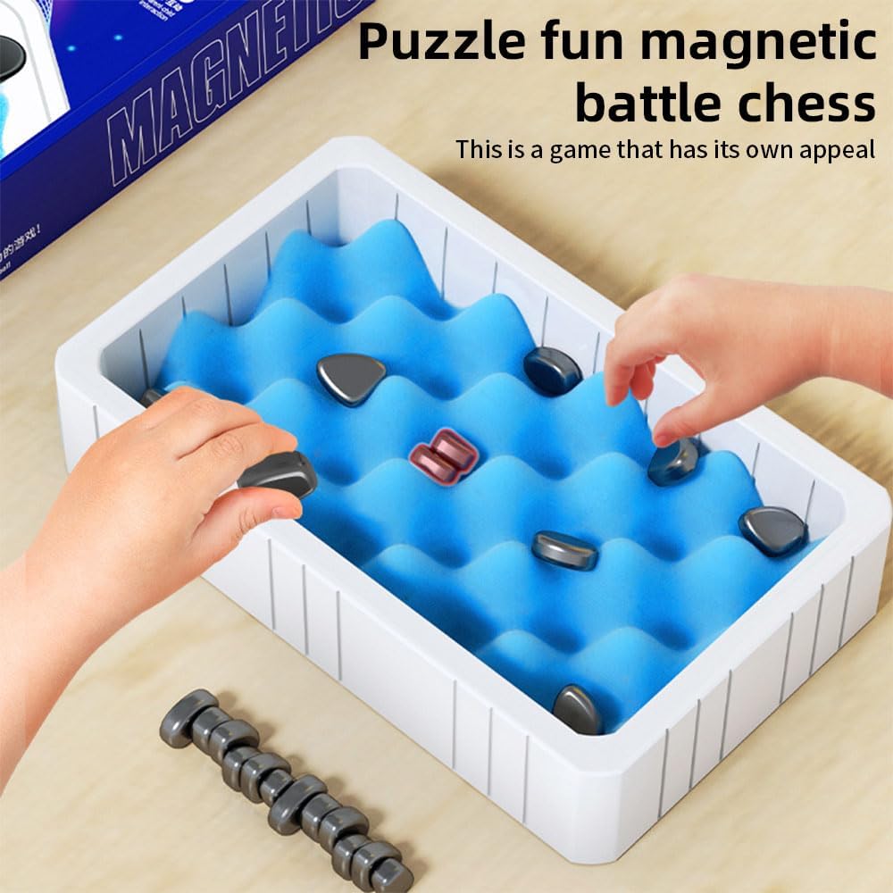 Magnetic Effect Chess Stone Family Board Game
