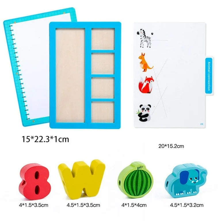 Early Education 3in1 Digital Link Wooden Animal Theme&nbsp;