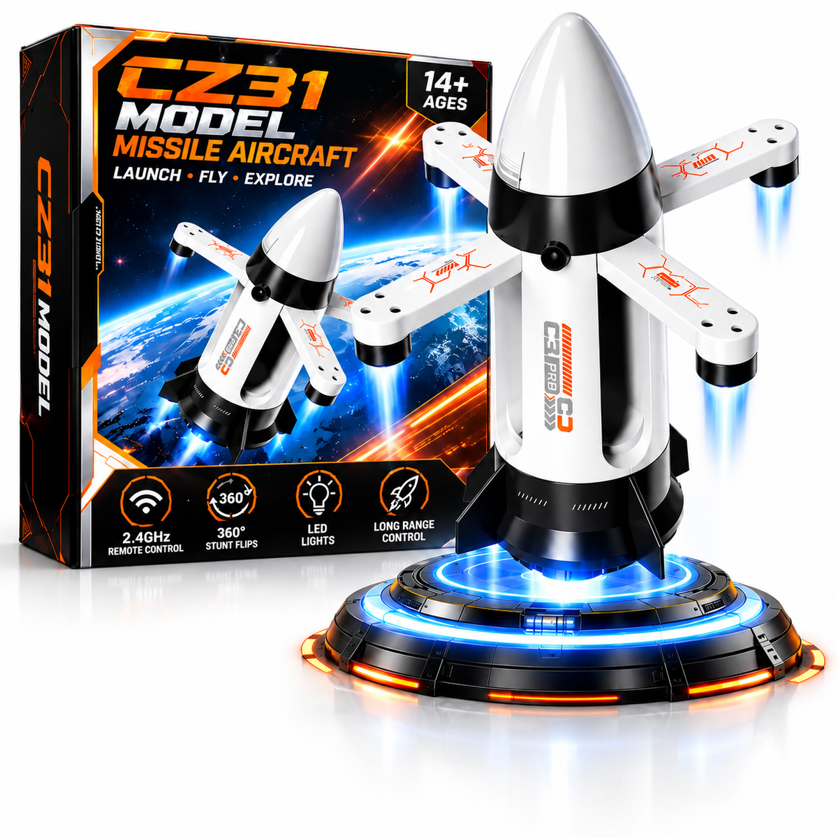 CZ31 Model Missile Aircraft RC Drone Toy