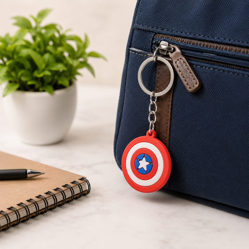 Superhero PVC Keychain