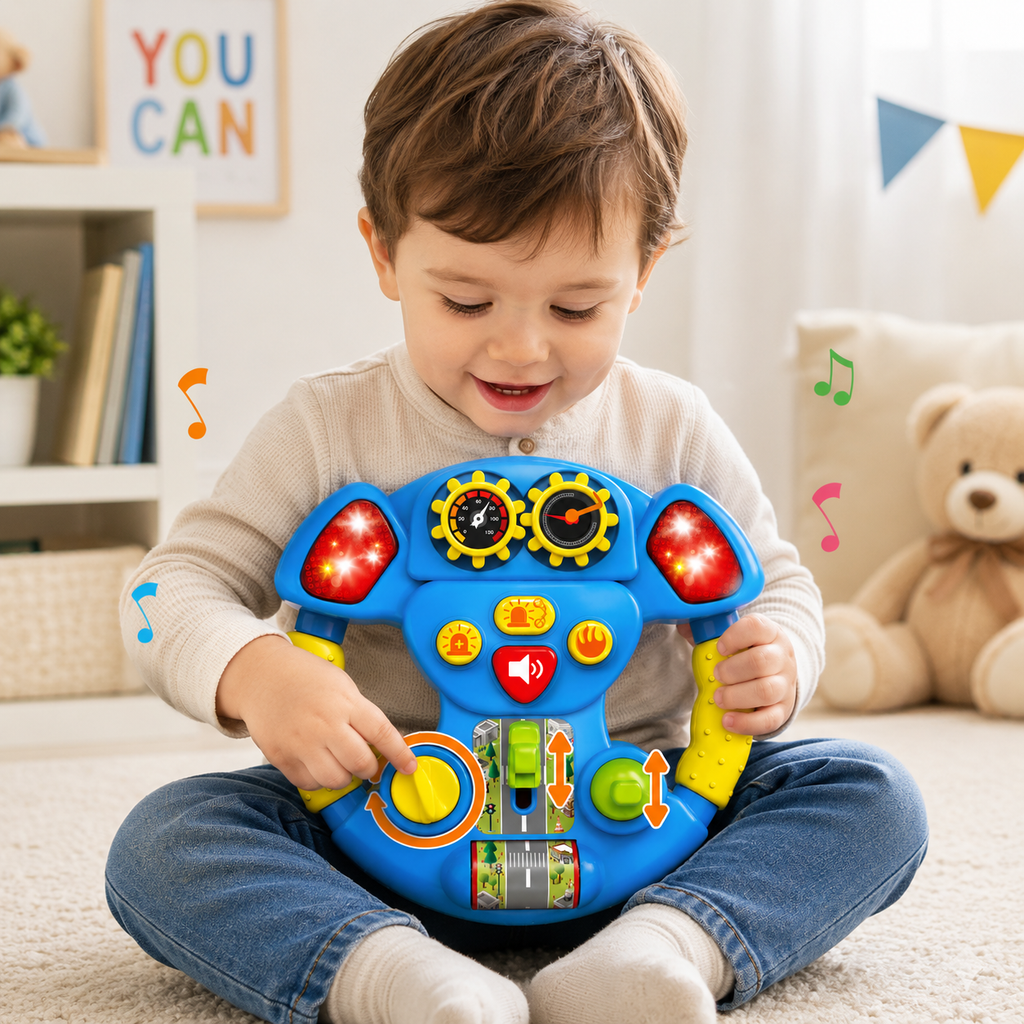 Steering Wheel Toy for Kids – Interactive Learning