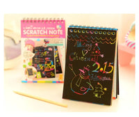 SCRATCH PAINTING NOTE BOOK FOR KIDS - JustForKids