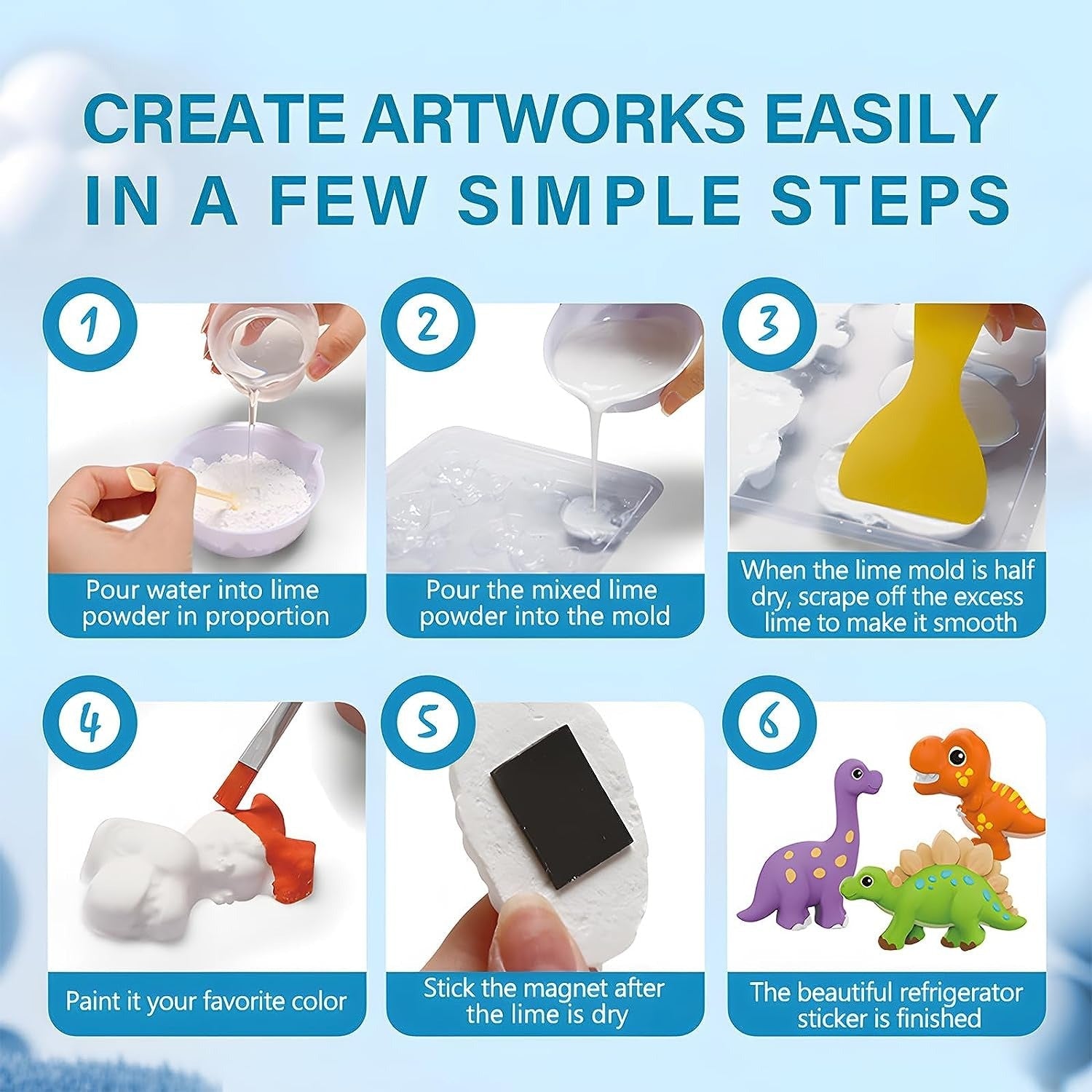 DIY 3D Mould and Paint Kit for Kids - JustForKids