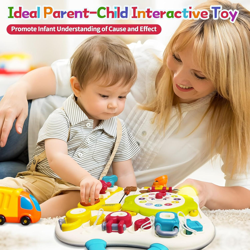 Montessori Multifunction Exploration Busy Board Learning - JustForKids