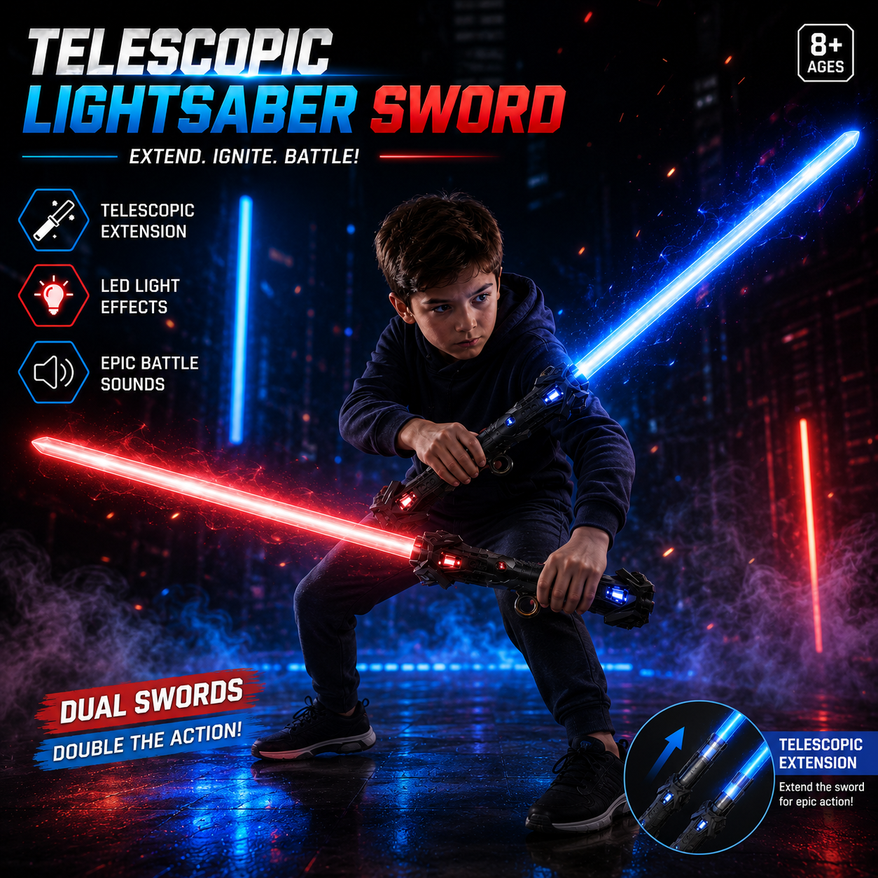 Telescopic Lightsaber Sword