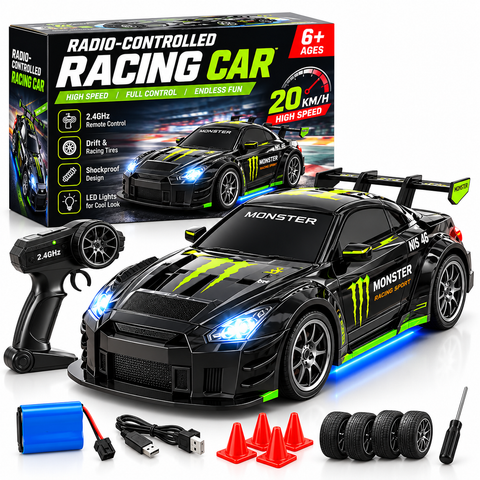 2.4GHz RC Racing Car – 20KM/H High-Speed Remote Control Toy Car