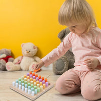 Montessori Wooden Counting & Sorting Logic Board