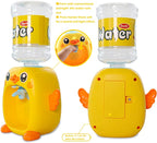 Mini Duck Water Dispenser Light and Music Toy for Kids Drinking Fountain Glass Play - JustForKids