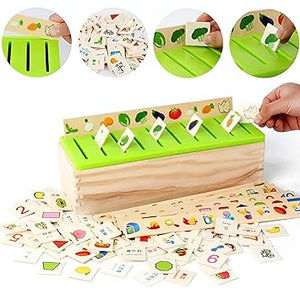 Wooden Knowledge Classification Box