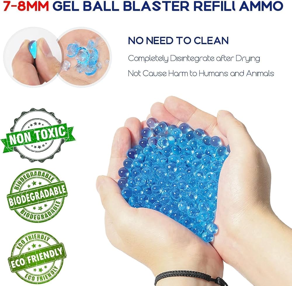Gel Blaster Ammunition – Colorful Water Gel - Fun & Trending