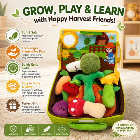 My First Vegetable Garden Plush Play Set