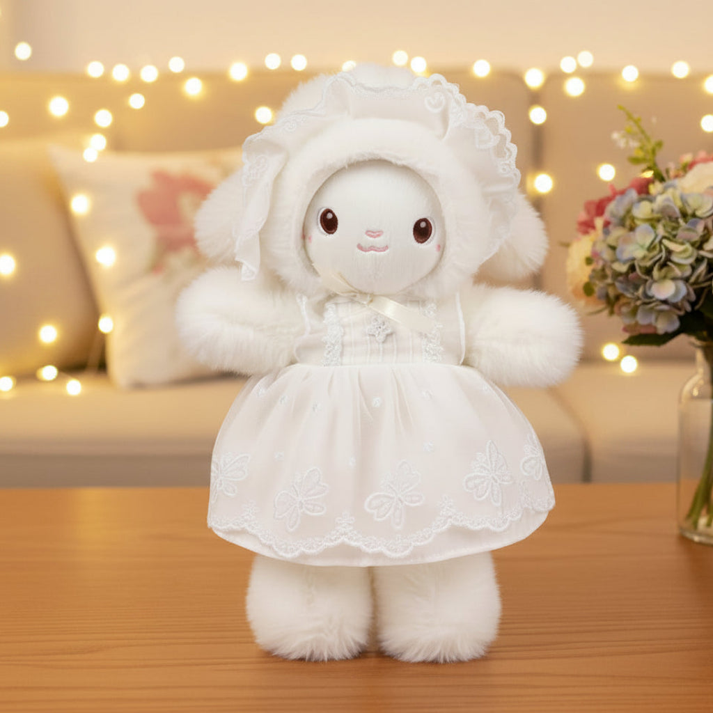 Elegant Plush Baby Sheep Doll