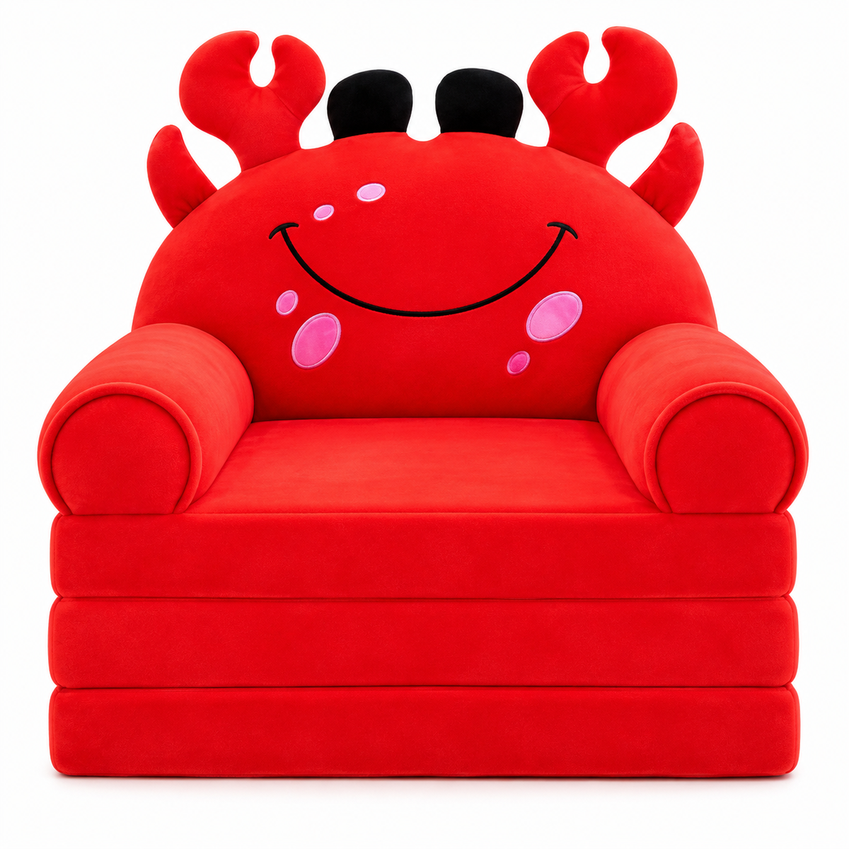 Cartoon Foldable Kids Sofa Chair – Soft 3-Layer Plush