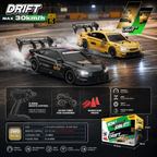 4WD RC Drift Racing Car – 30KM/H Remote Control Car with LED Lights