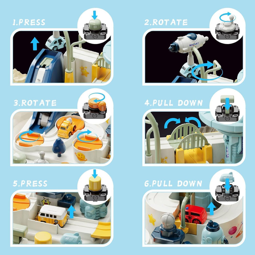 Space Explore Adventure Race Track Set - JustForKids