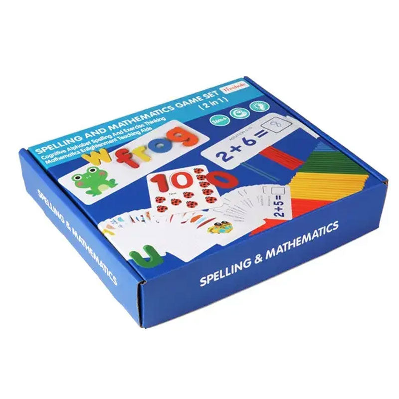 Spelling and Mathematics Game Set 2 in 1 - JustForKids