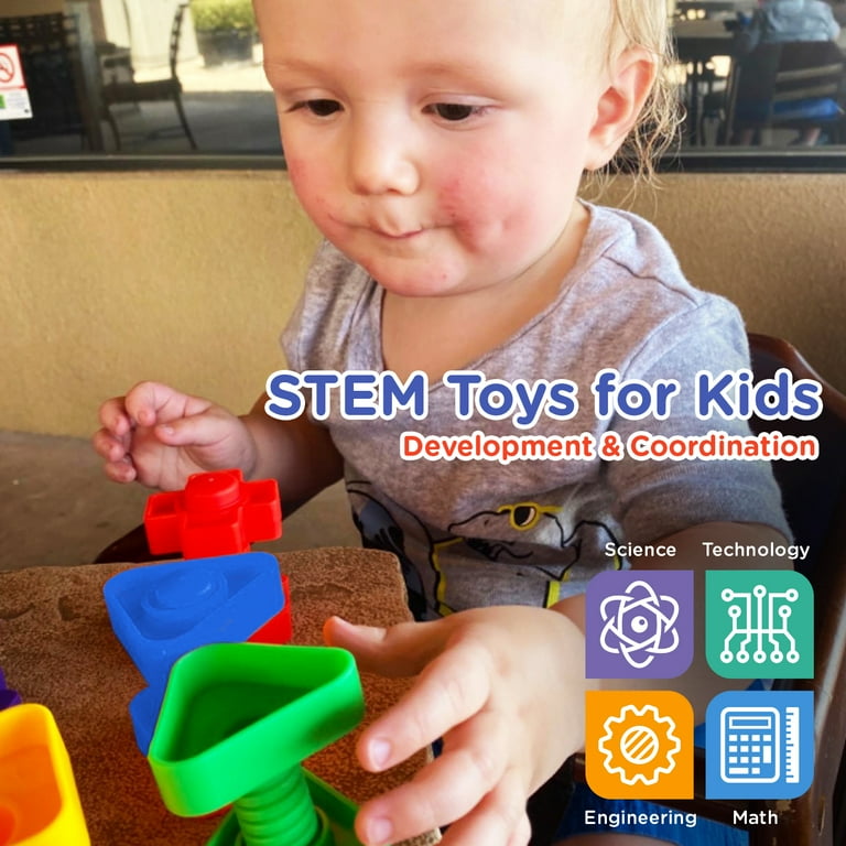 STEM Nuts and Bolts Building Blocks - JustForKids