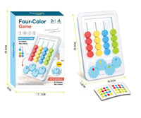 Montessori Slide Four-Color Chess Board Game