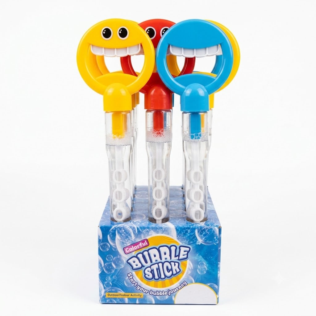 Colorful Bubble Stick – Smiley Bubble Wand-40cm