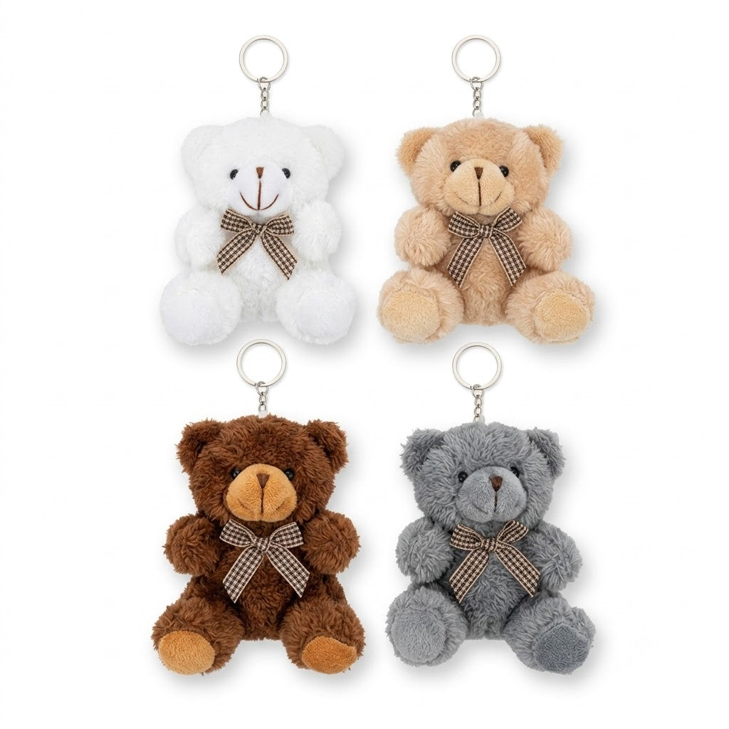 Teddy Bear Plush Keychain