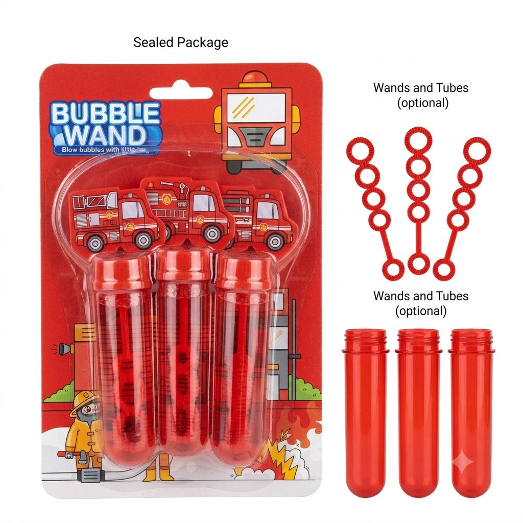 Colorful Bubble Wand Set – 3 Pcs Set