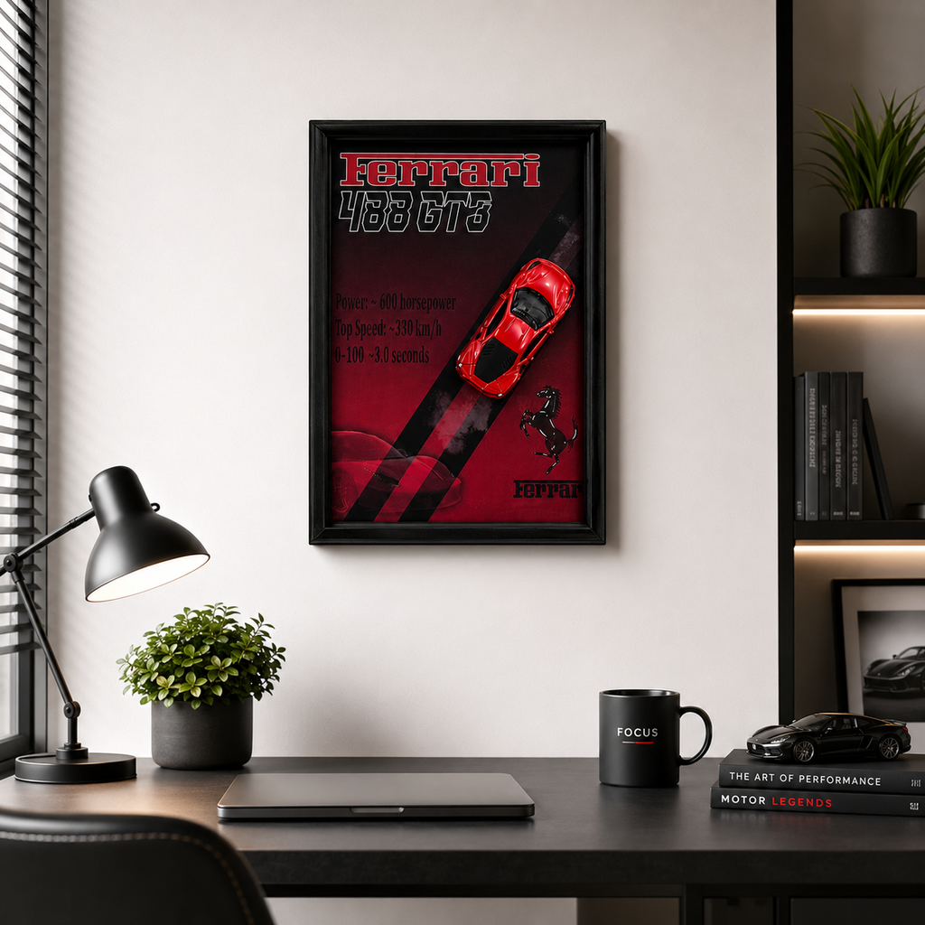 Magnetic Car Frame Collection – Premium 3D Wall Decor