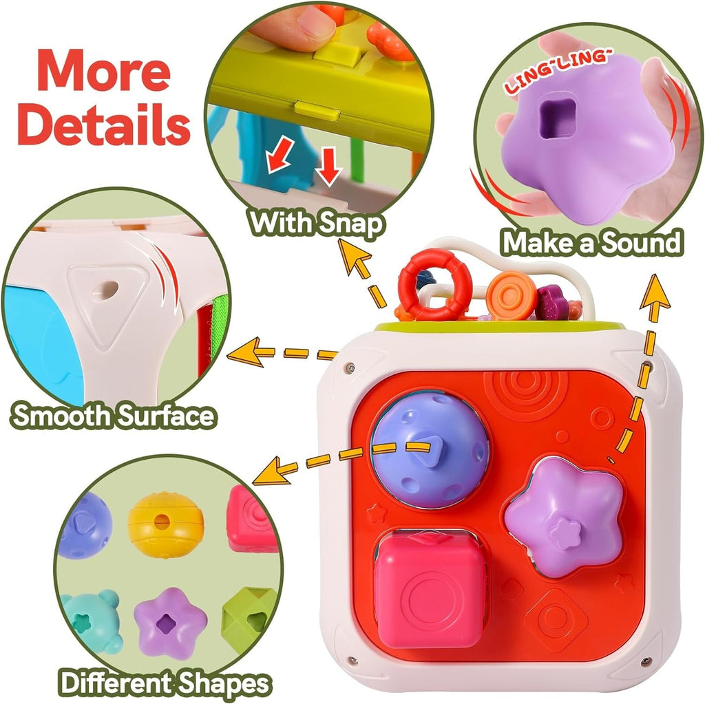 7-in-1 Multifunctional Shape Sorting Box - JustForKids