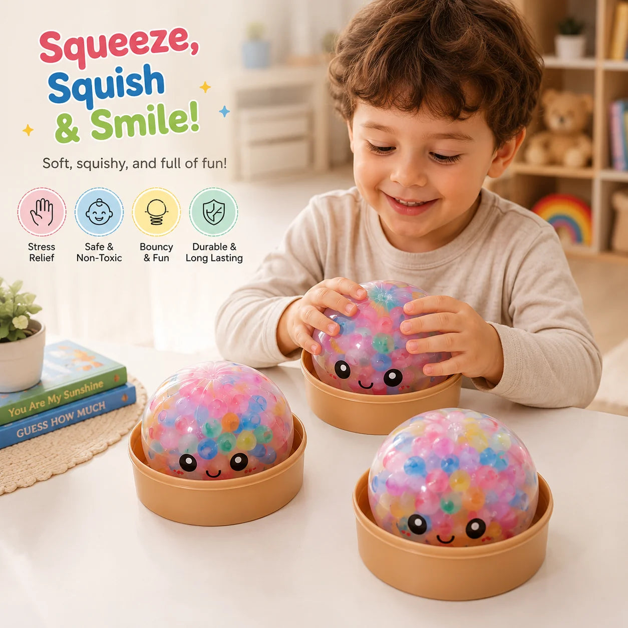 Needoh Nice Cube – squishy sensory fidget toy