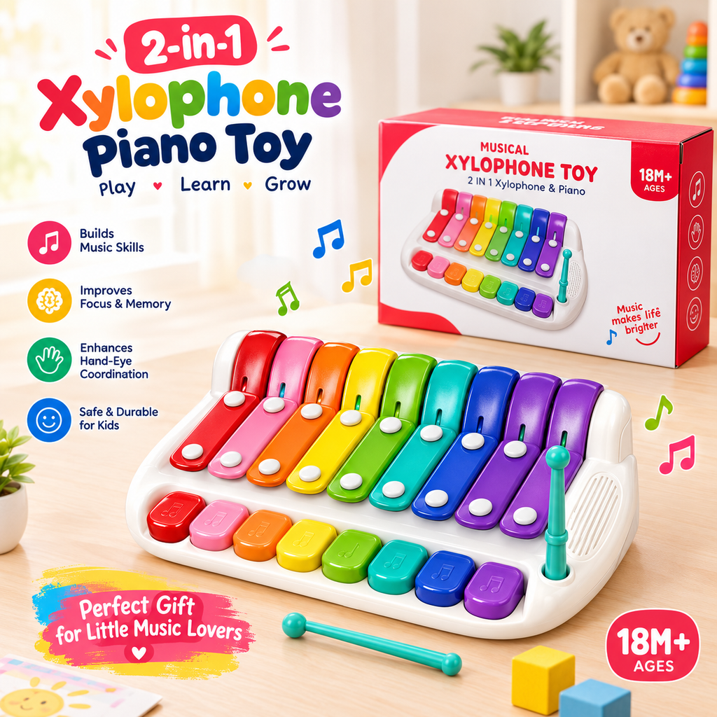 Xylophone Piano Toy for Kids – Educational Musical