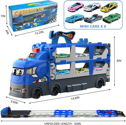 Cars Toys Storage Truck – Fun, Storage & Play in One