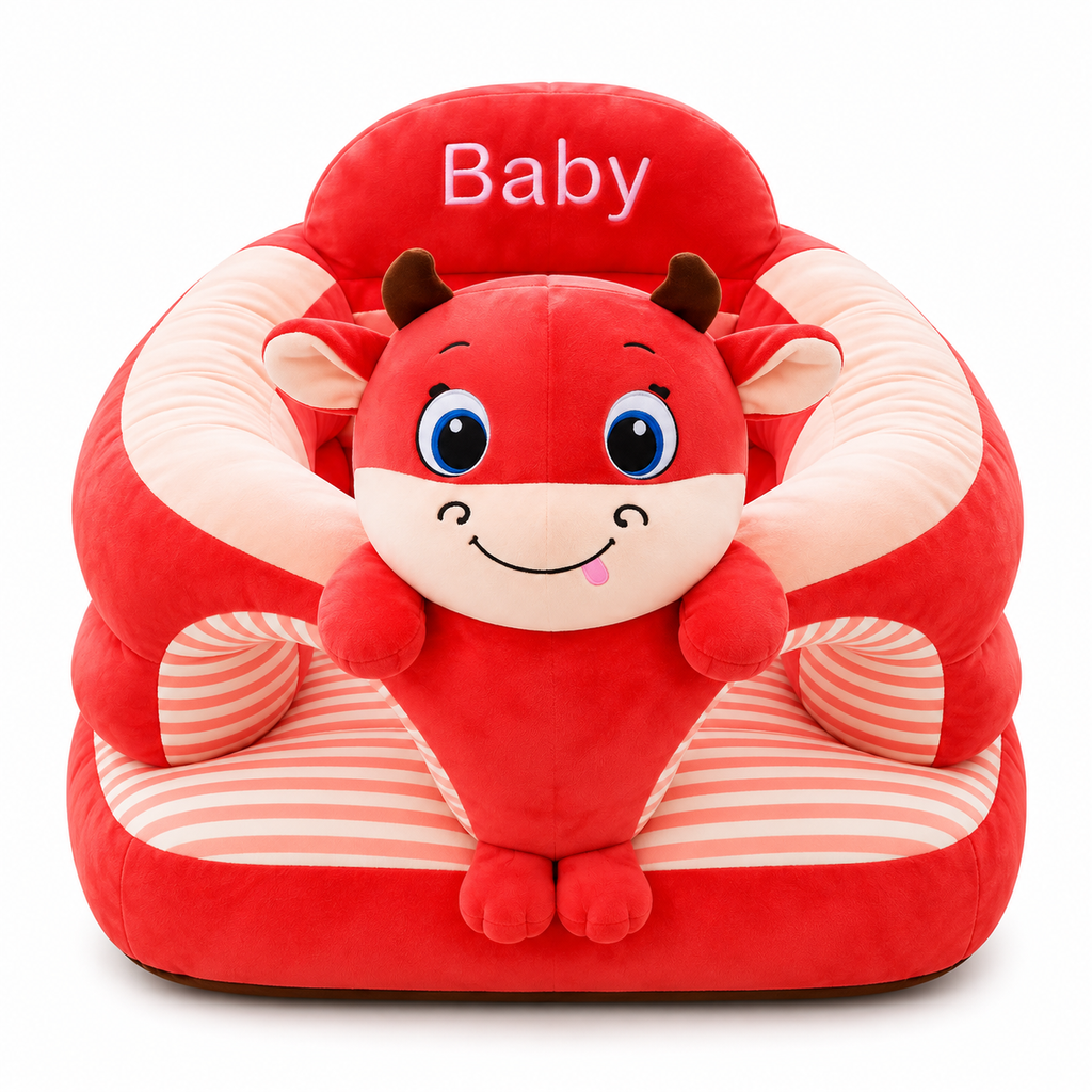 Animal Plush Baby Sofa Seat – Monkey, Duck, Bee & Cow