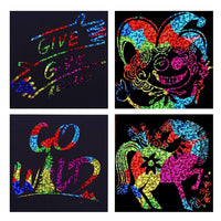 SCRATCH PAINTING NOTE BOOK FOR KIDS - JustForKids