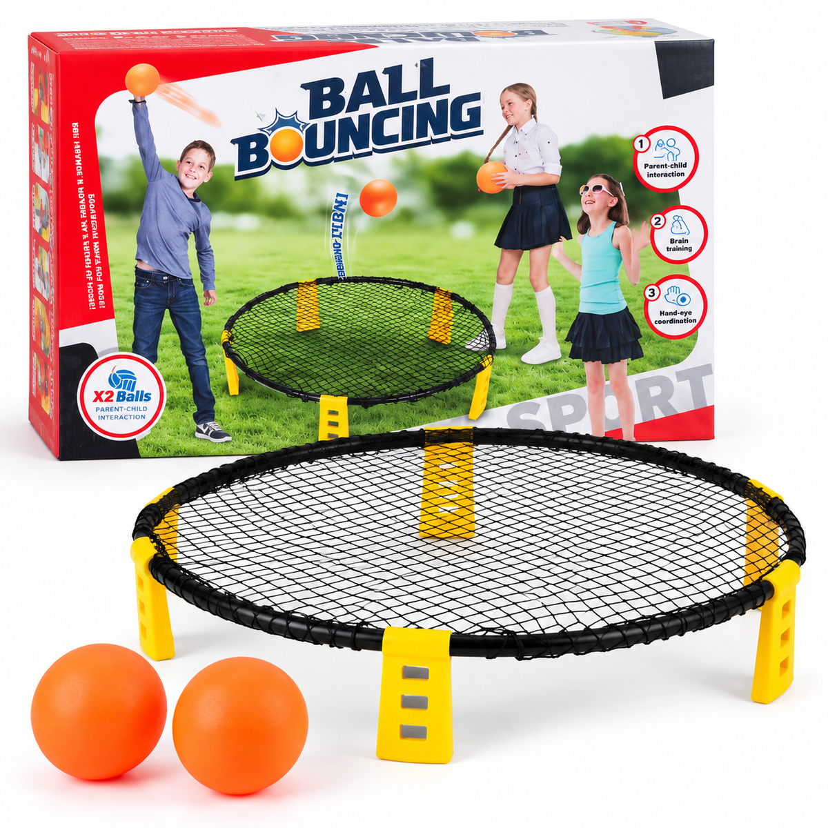 Ball Bouncing Outdoor Sports Game – Kids Coordination & Activity Toy