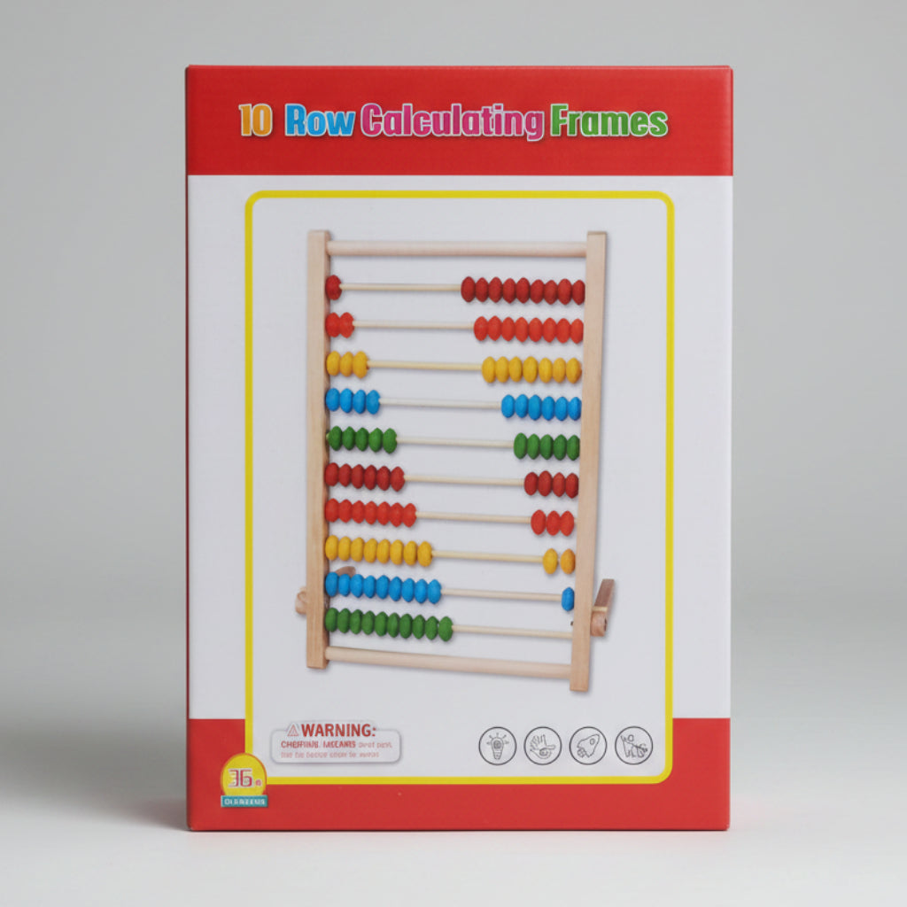 Wooden 10-Row Abacus