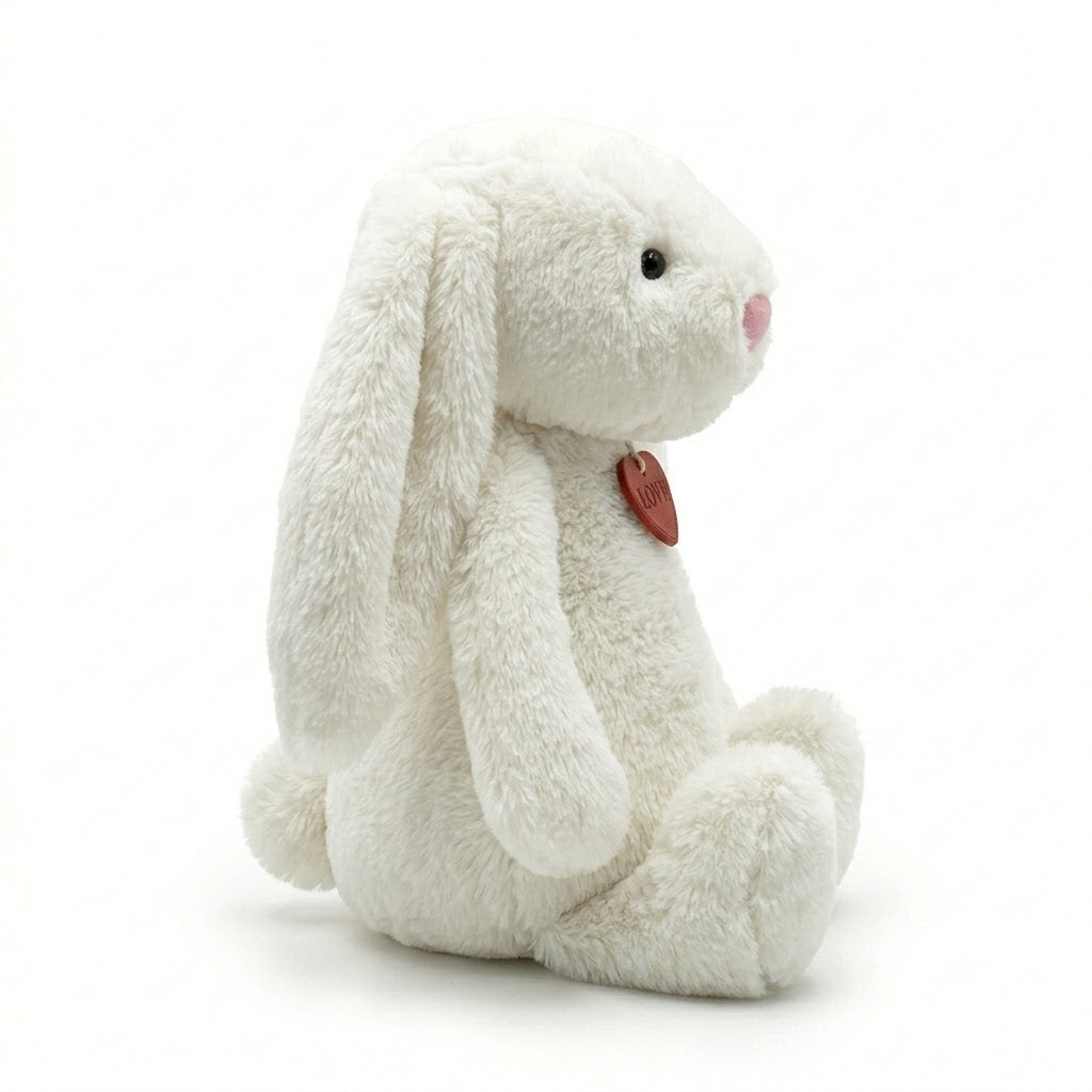 Bunny Plush Toy with Love Heart Pendant