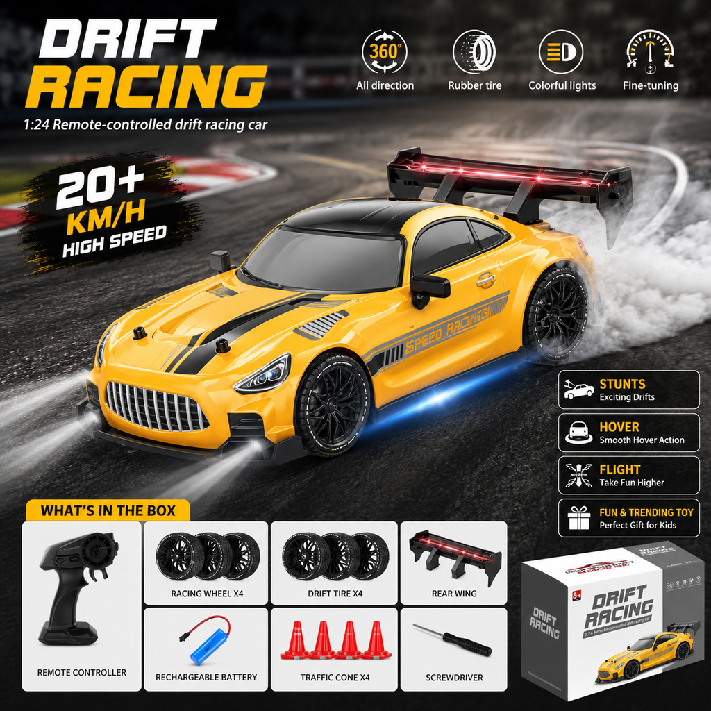 1:24 High-Speed Remote Control Drift Racing Car