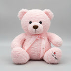 Soft Plush Teddy Bear with Love Ribbon