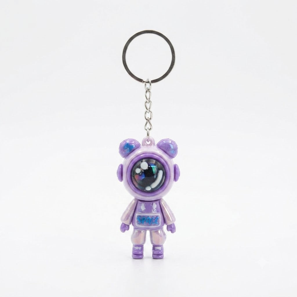 Superhero & Space Astronaut Cartoon Keychain