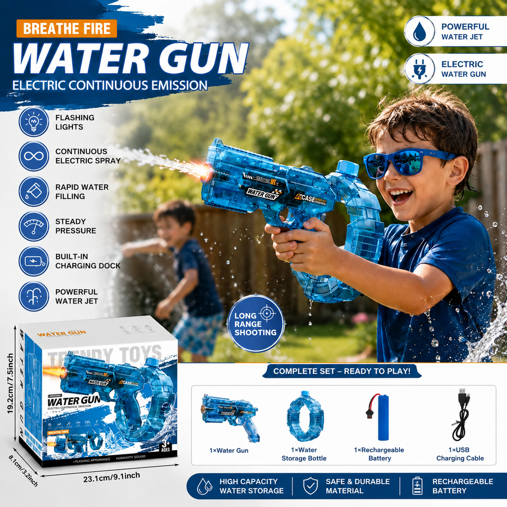Rechargeable Electric Water Gun For Kids