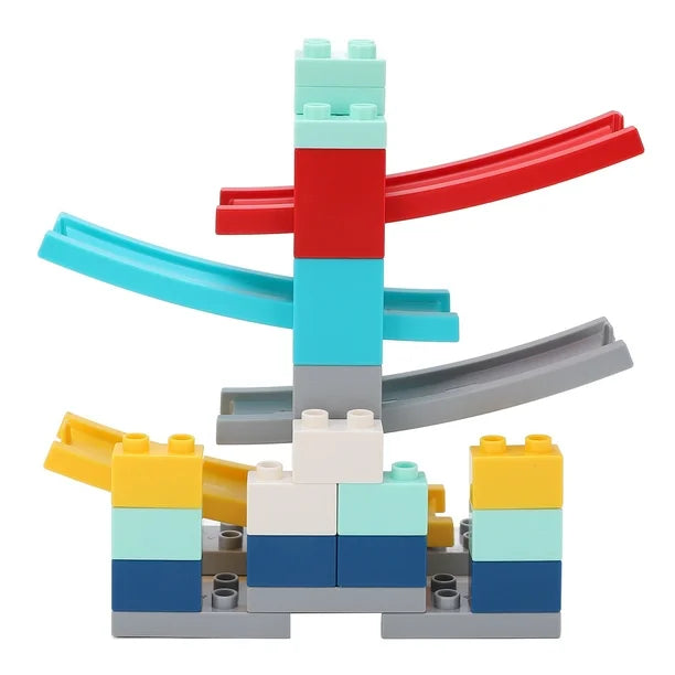 Multifunctional Glider Car Racing Track Building Blocks