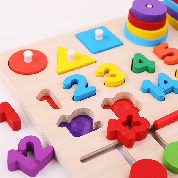 Wooden Montessori  Activity Learning Board