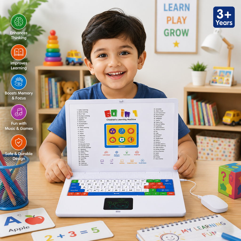 Children's Learning Machine – Educational Laptop for Kids - 60 in 1