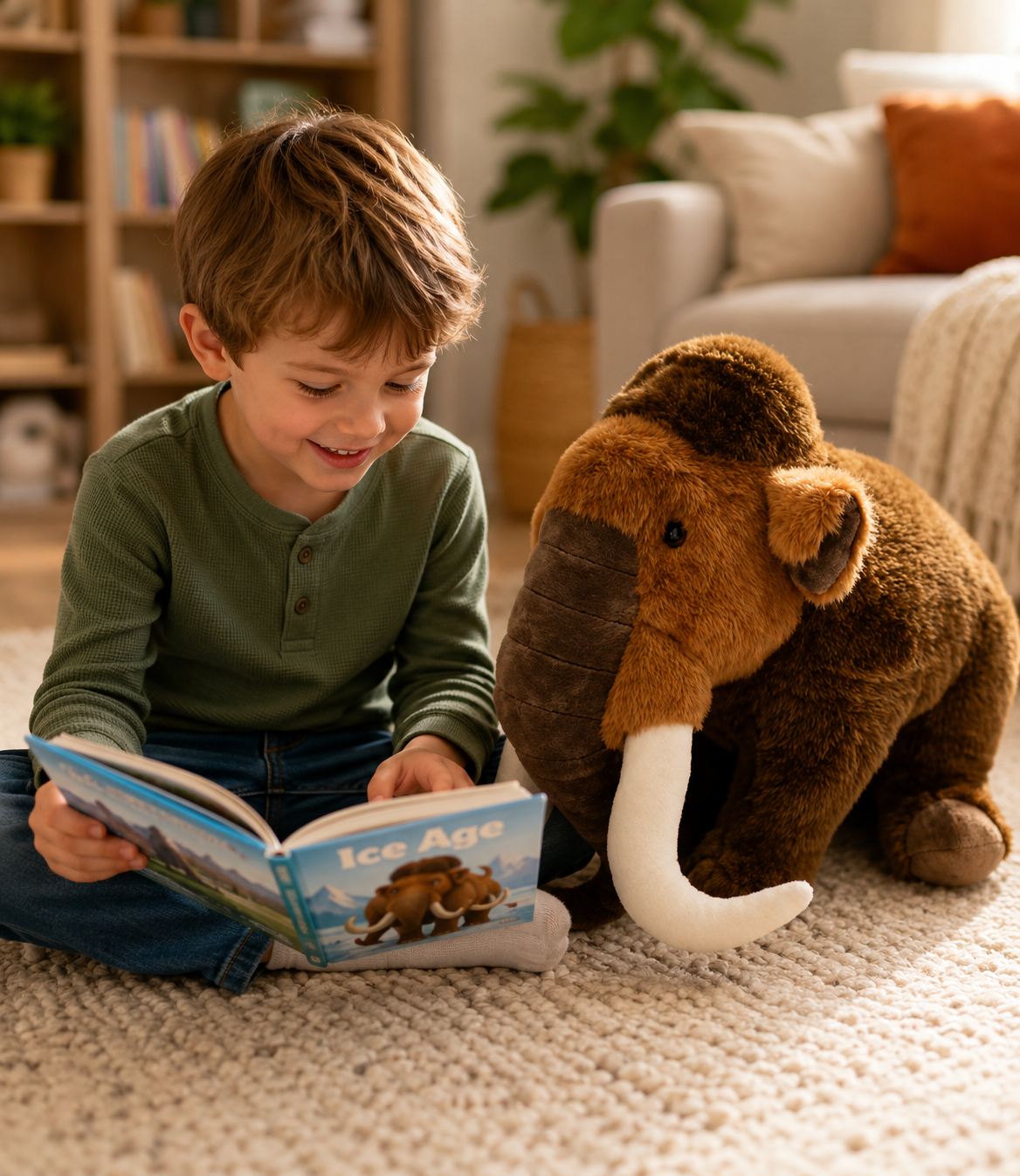 Woolly Mammoth Plush Toy