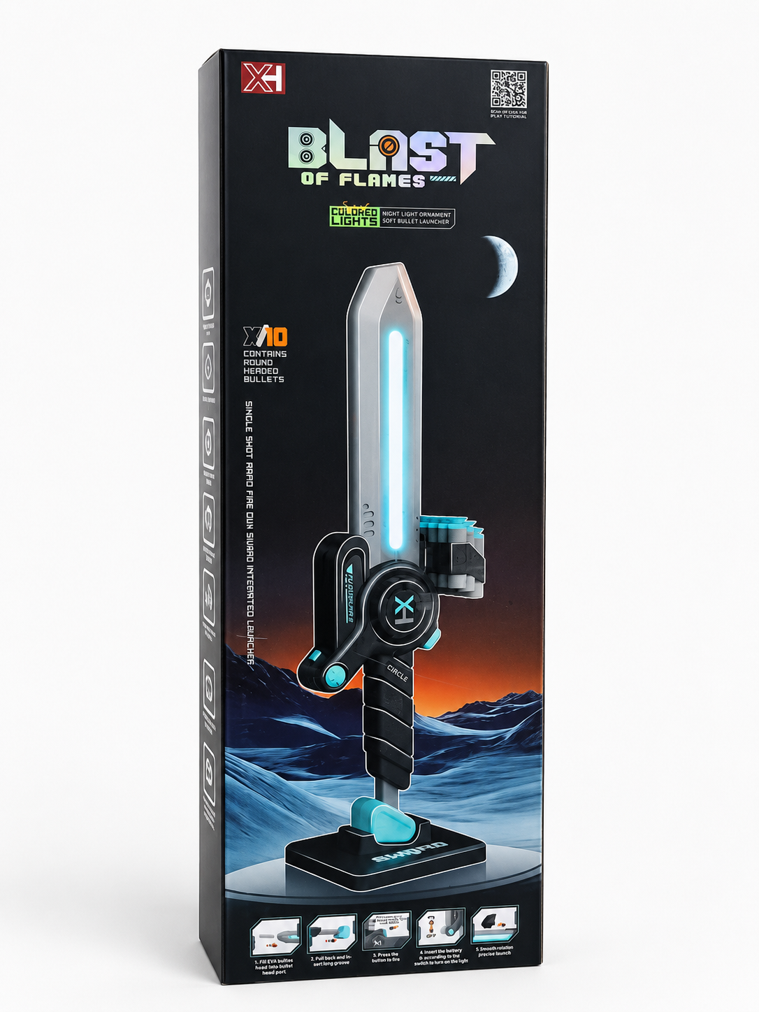 Blast of Flames Light-Up Sword Launcher
