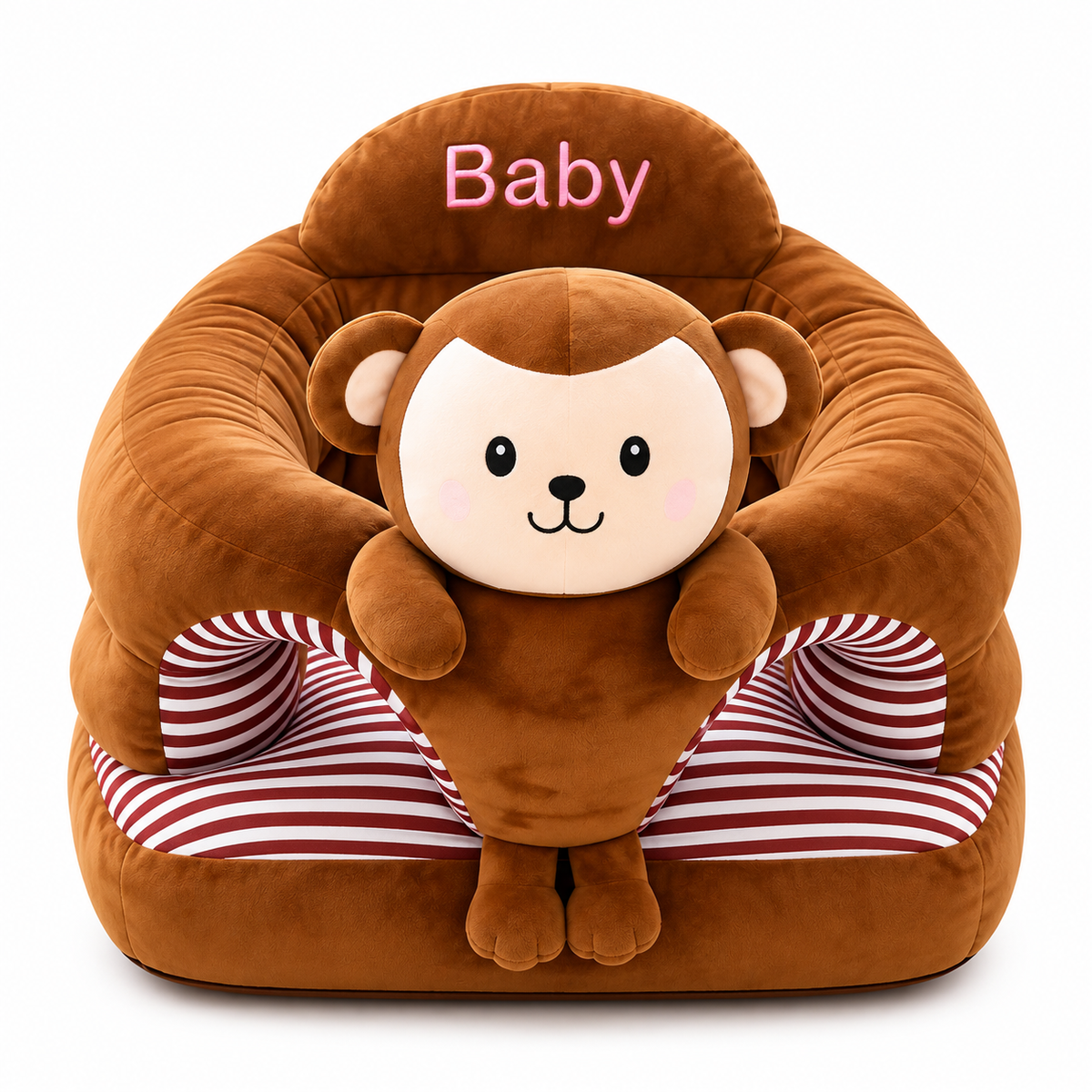 Animal Plush Baby Sofa Seat – Monkey, Duck, Bee & Cow