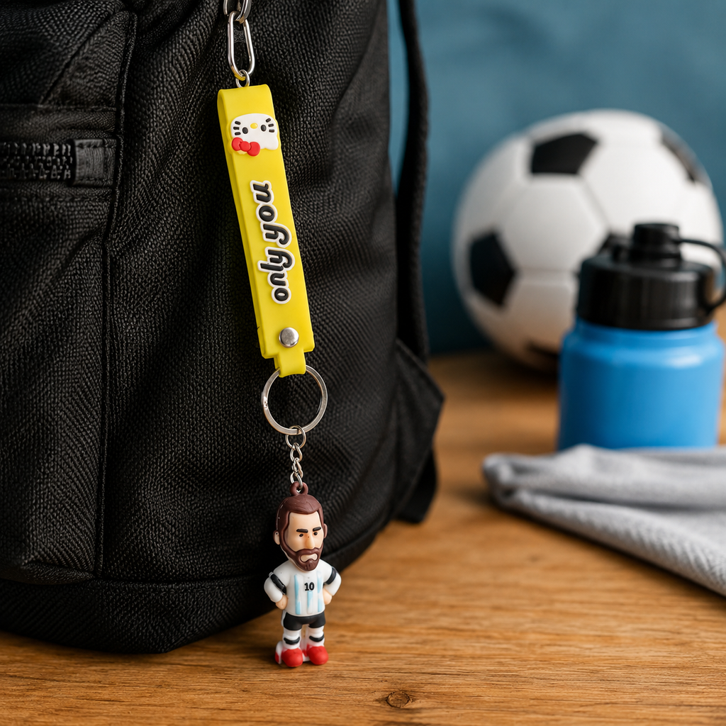 Soccer Player Keychain
