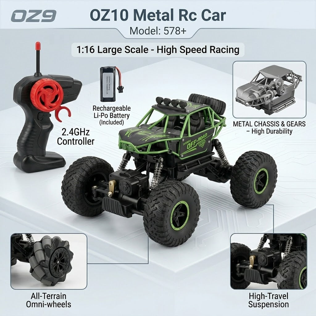 OZ10 Metal Rc Car 1:16 578+