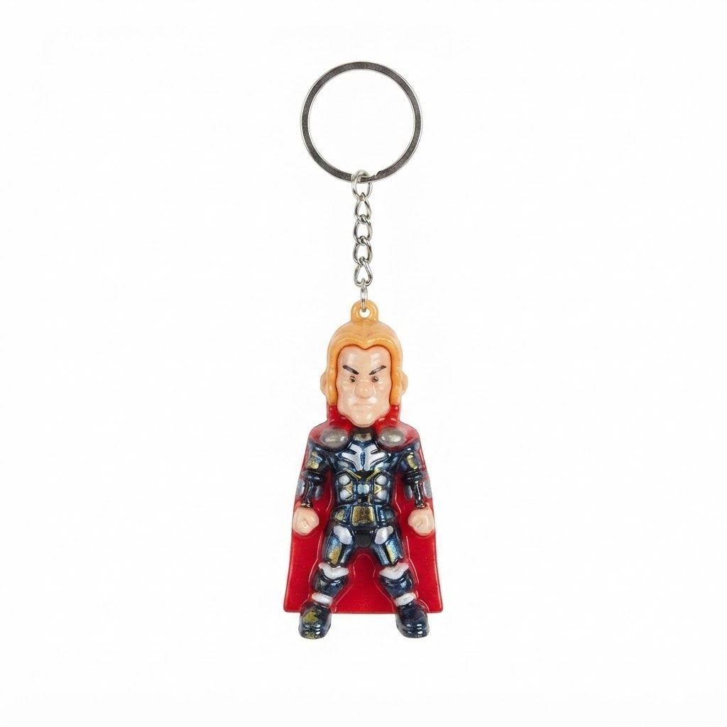 Superhero & Space Astronaut Cartoon Keychain